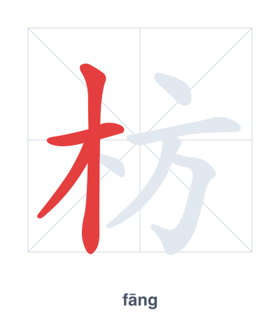 枋 (fāng) vuruş sırası pratiği