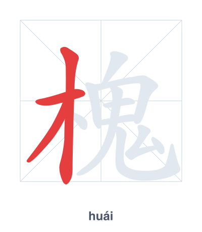 槐 (huái) vuruş sırası pratiği